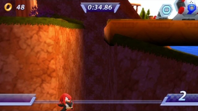 Sonic Rivals - Knuckles : Zone Colosseum Highway Acte 2