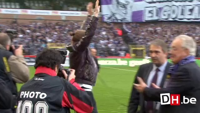 Nicolas Frutos: l'hommage d'Anderlecht