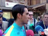 Ambiance chez Contador et Astana lors de la journée de repos