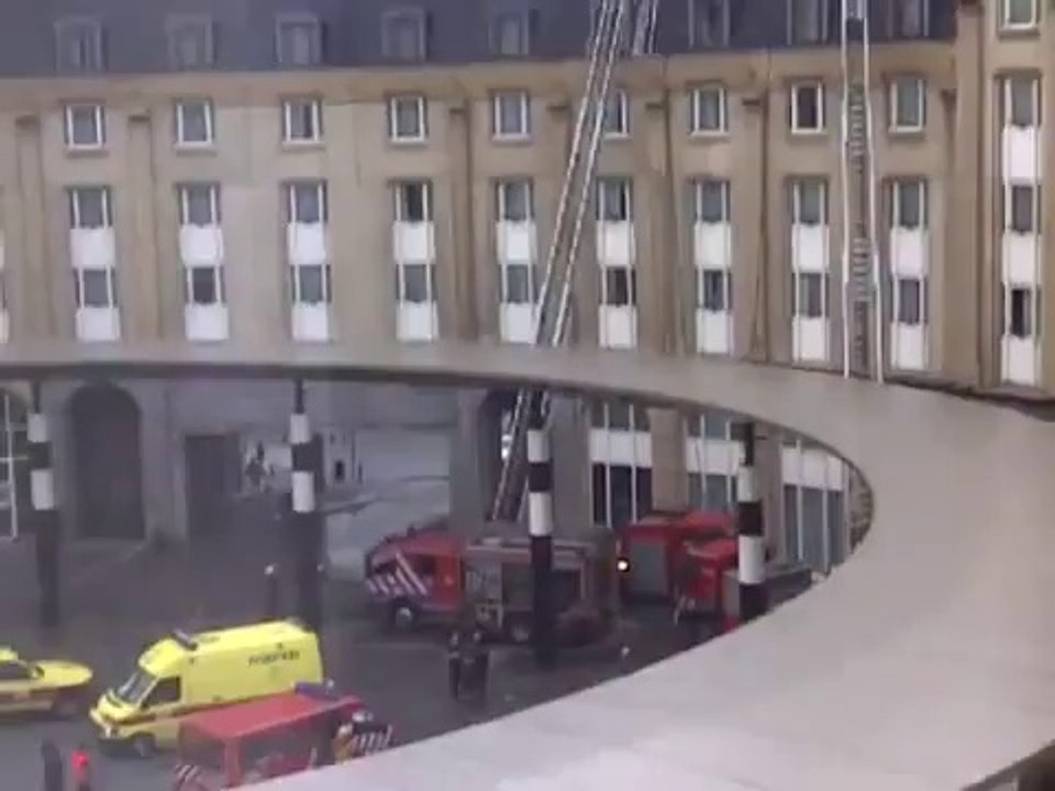 Incendie à l'Hotel Méridien à Bruxelles