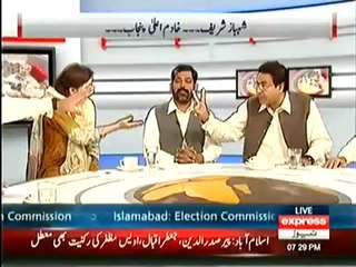 Hot Debate between Naz Baloch and Rana Arshad during a Live Show