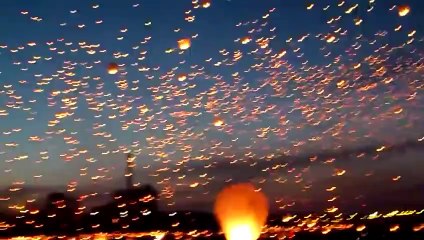 LÃ¢cher de lanternes dans le ciel Ã  PoznaÅ„