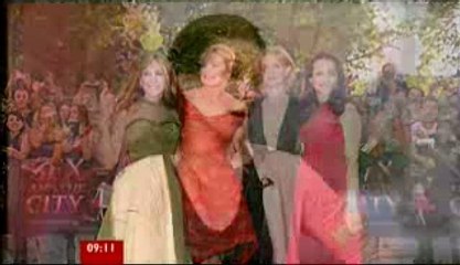 Kristin Davis en larmes