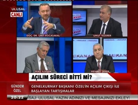 Umut Tezerer ile Gündem Özel konuklar Ümit KOCASAKAL Mehmet Şeker Ferit İlsever 16 Ekim 2014