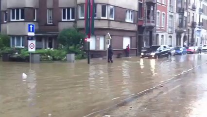 Inondations Avenue De Fré  (Uccle)