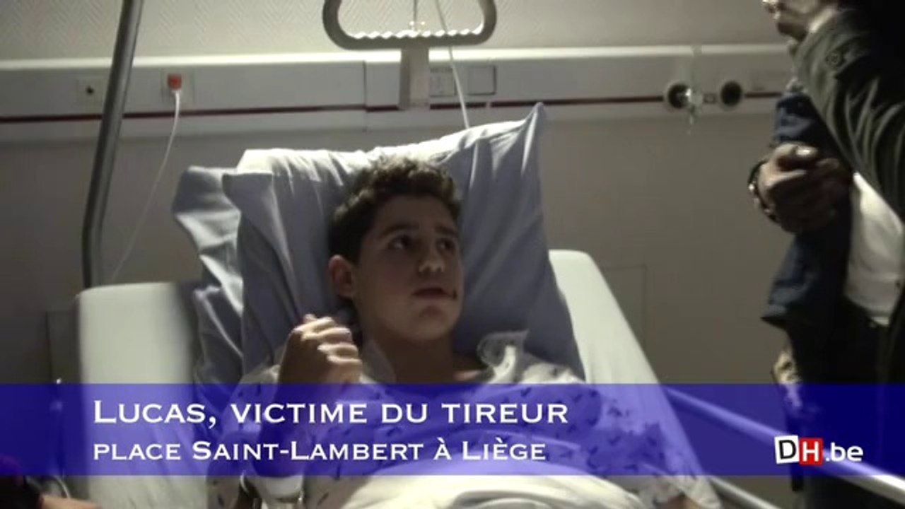 Lucas: 'J'ai reçu la grenade sur mon dos'