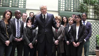 Les voeux de Dominique de Villepin