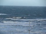 Tempête: Mer du Nord très agitée ce matin (Koksijde)