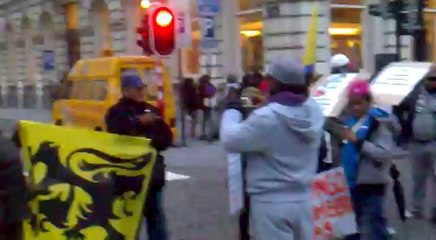 Manifestation anti-Kabila à Bruxelles