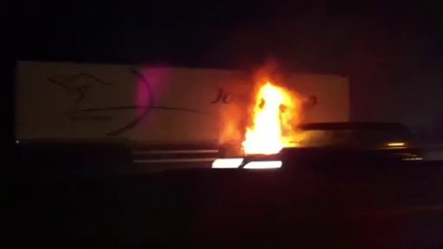 Camion en feu sur la E411 vers Bruxelles