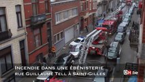Incendie rue Guillaume Tell à Saint-Gilles