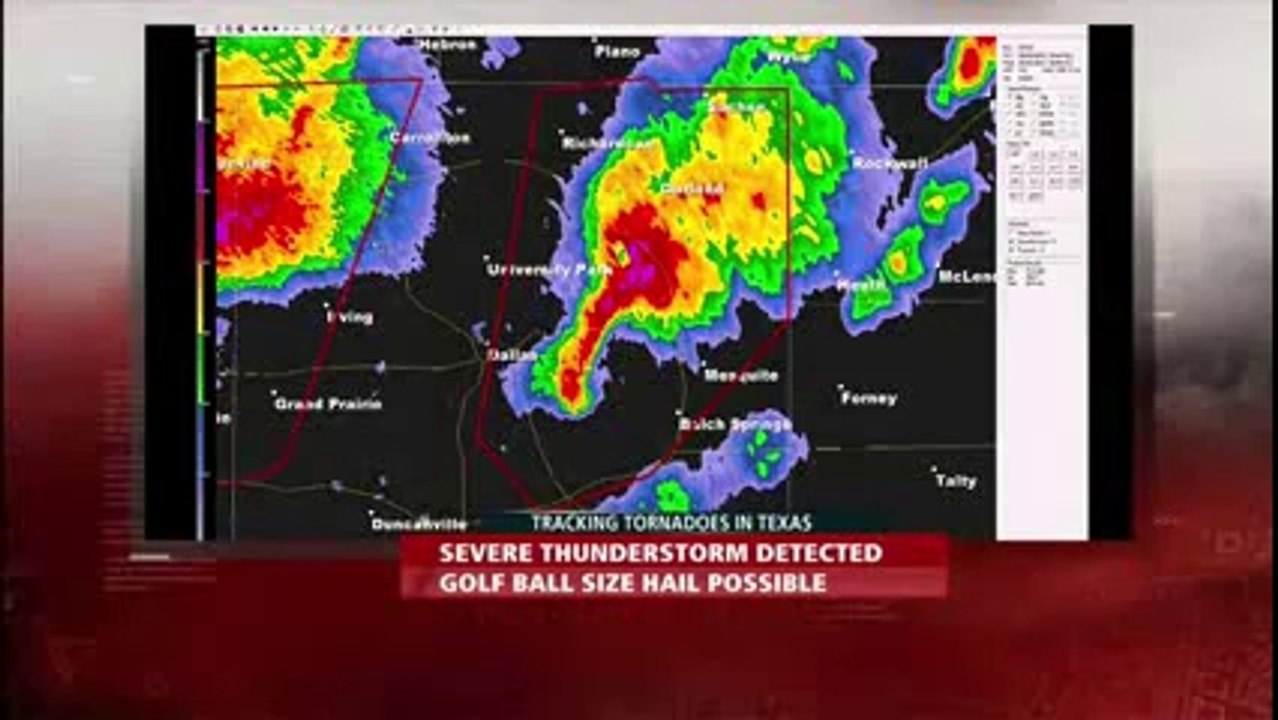 Les dégats des tornades à Dallas 2