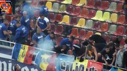 Briga entre torcidas na Romênia