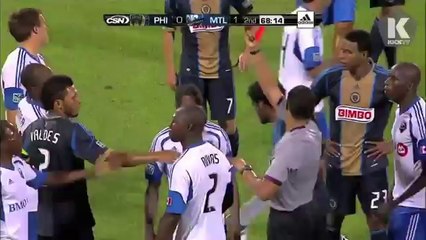 Le coup de boule de Nelson Rivas