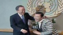 Ban Ki-moon apprend le Gangnam Style