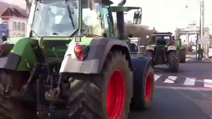 Les tracteurs entrent dans Bruxelles