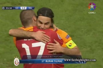 Yilmaz et Galatasaray battent Manchester United