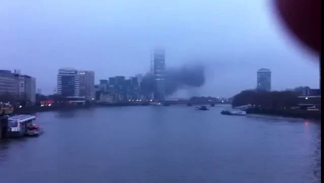 Crash d'hélicoptère à Wandsworth Road en plein Londres