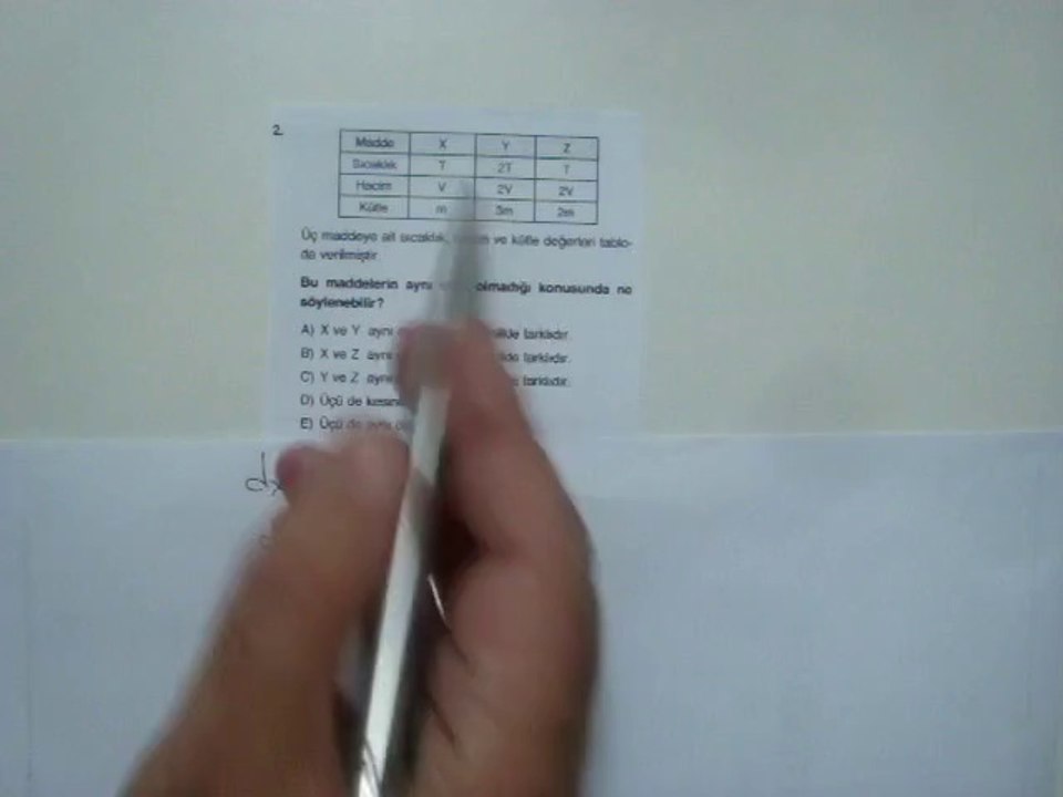 ÖZKÜTLE  TEST 4  SORU 2   VİDEO ÇÖZÜMÜ
