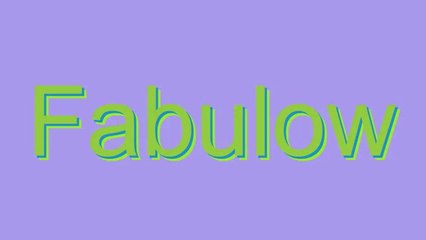 How to Pronounce Fabulow