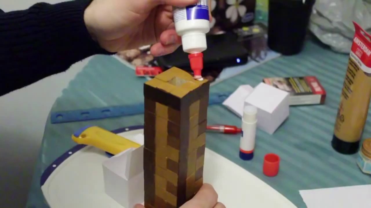 Fabriquer une torche minecraft