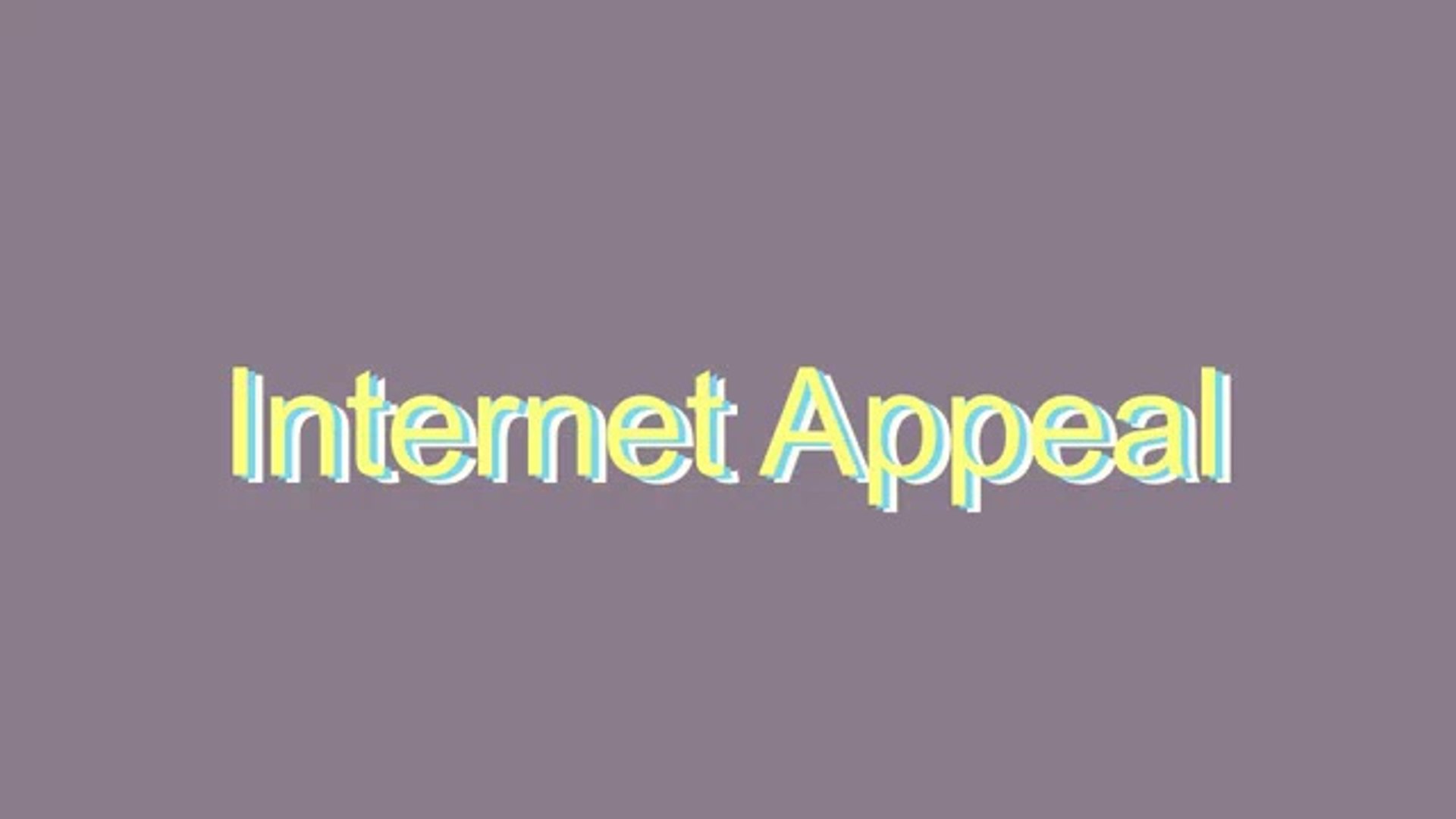 ⁣How to Pronounce Internet Appeal
