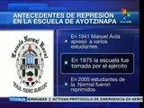 México: agresiones a Escuela Normal de Ayotzinapa han sido frecuentes