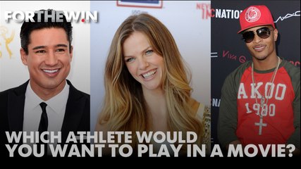 We asked celebs: What athlete would you want to play in a movie?