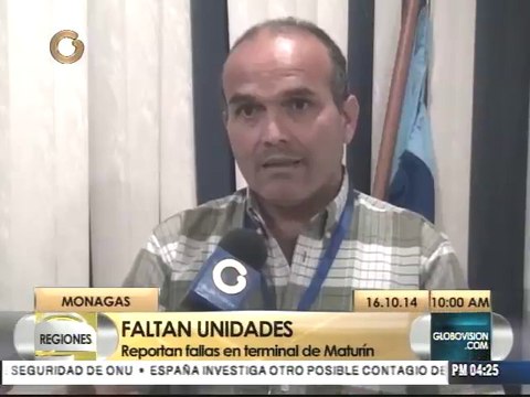 Paralizadas 50% de las unidades de transporte en Terminal de Maturín