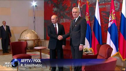 Serbia gives isolated Putin a hero's welcome