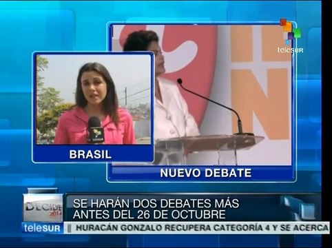 Brasil: Rousseff y Neves se verán las caras en segundo debate
