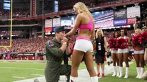 Arizona Cardinals Cheerleader Gets Engaged On Sidelines
