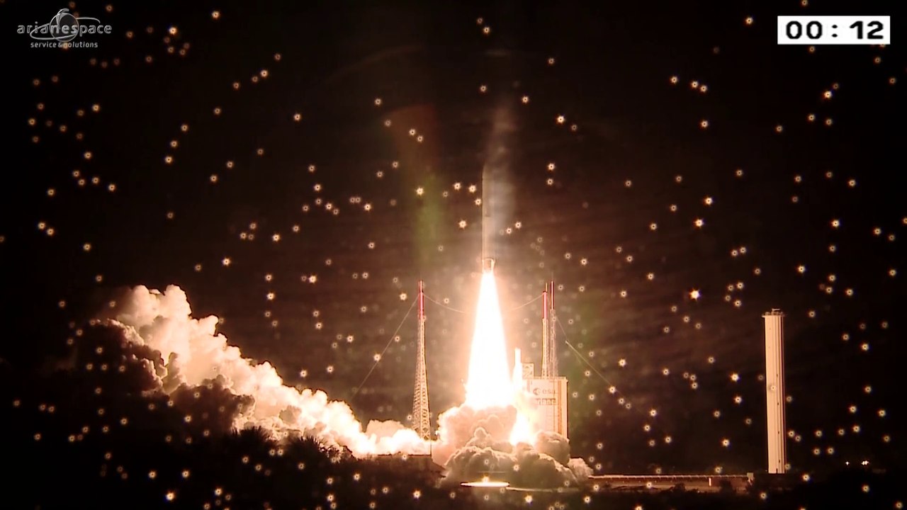 Lancement d'Ariane 5 (16 octobre 2014)