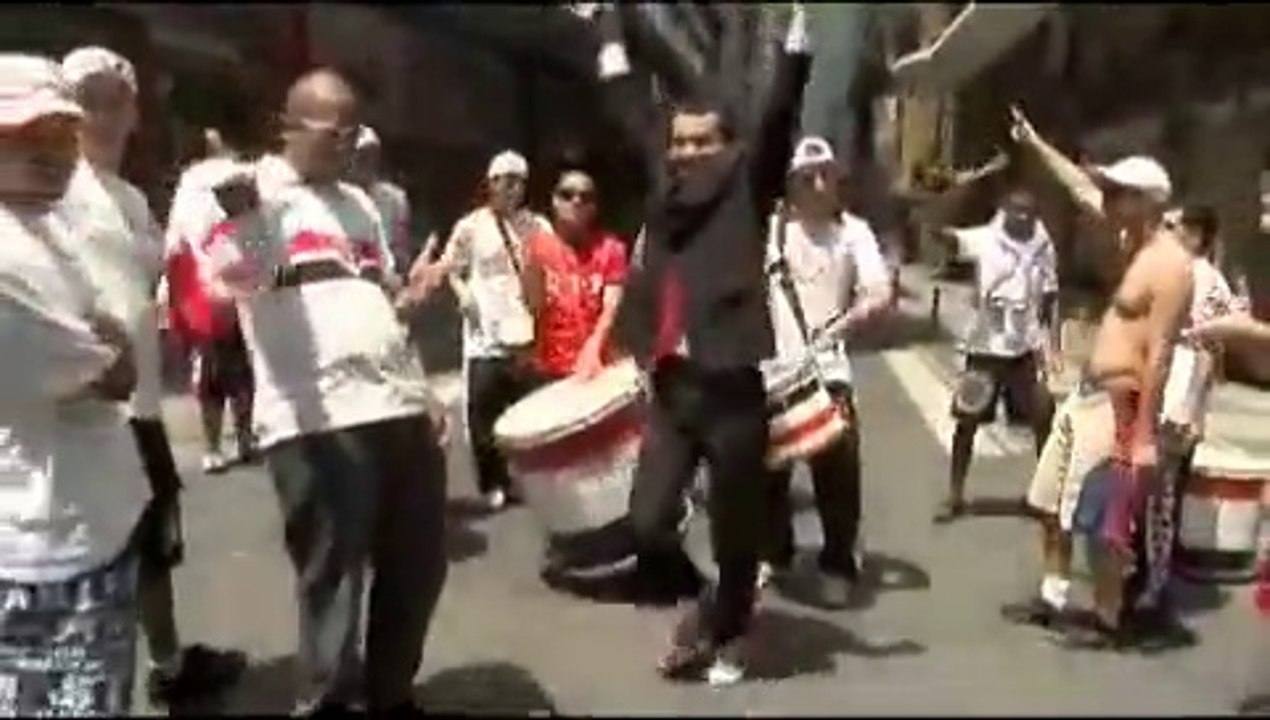 César Polvilho com a Torcida Independente