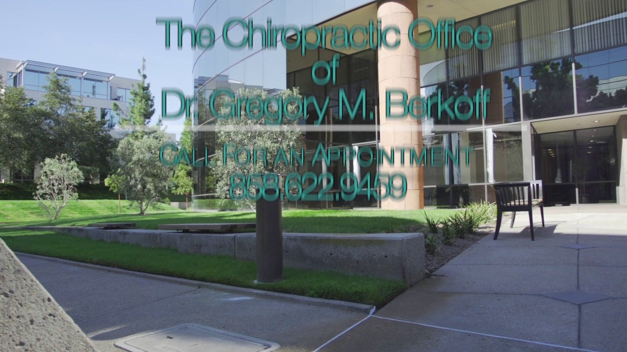 Dr. Gregory Berkoff promo Chiropractic Office San Diego