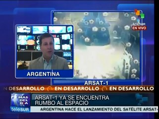 Argentina hace lanzamiento histórico del satélite Arsat-1