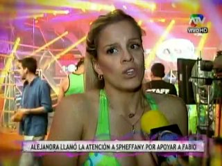 Alejandra Baigorria y Spheffany Loza solucionaron desacuerdos en Combate