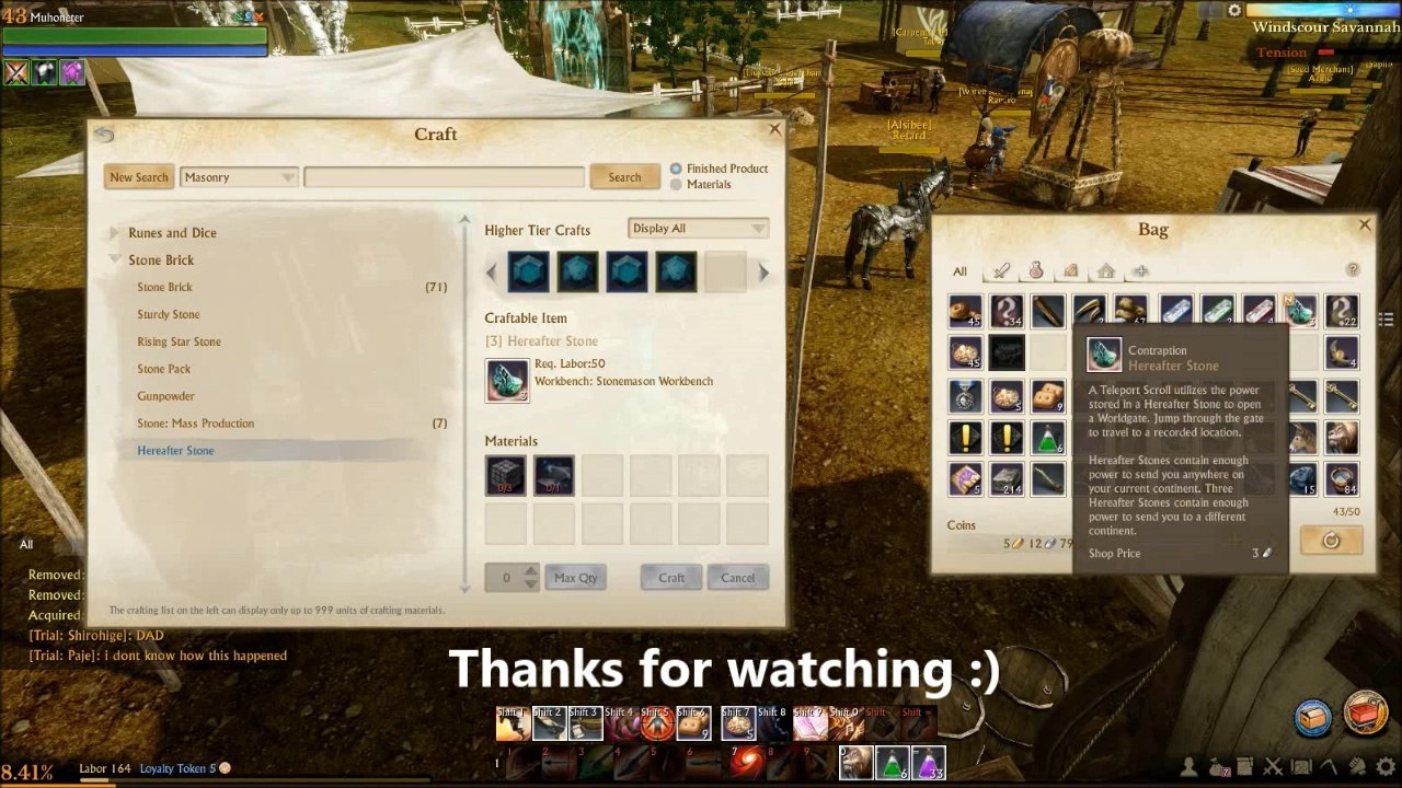 Archeage How to Make Hereafter stone