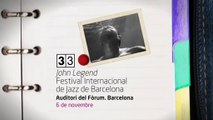 TV3 - 33 recomana - John Legend. Festival Internacional de Jazz de Barcelona. Auditori del Fòrum.