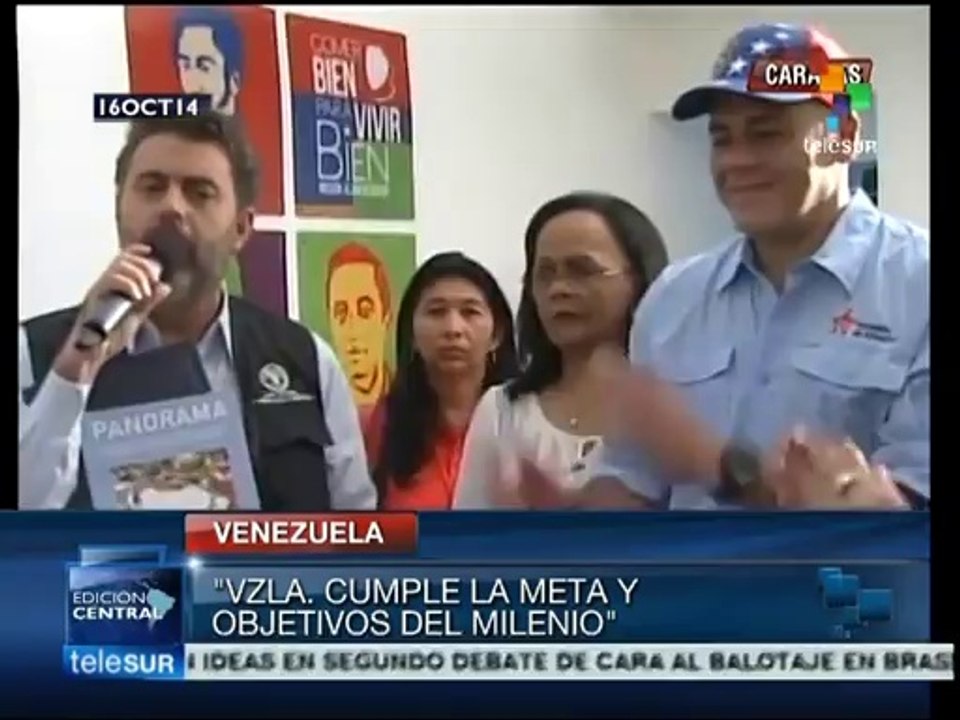 Venezuela cumple objetivos del milenio en materia alimentaria: FAO