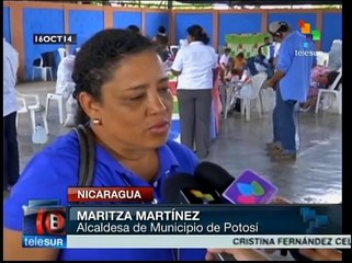 Continúa atención a damnificados por lluvias en Nicaragua