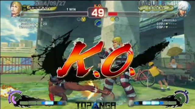 USF4 - Sako (Elena) vs. Sasaki (Cody) - Topanga League 4B