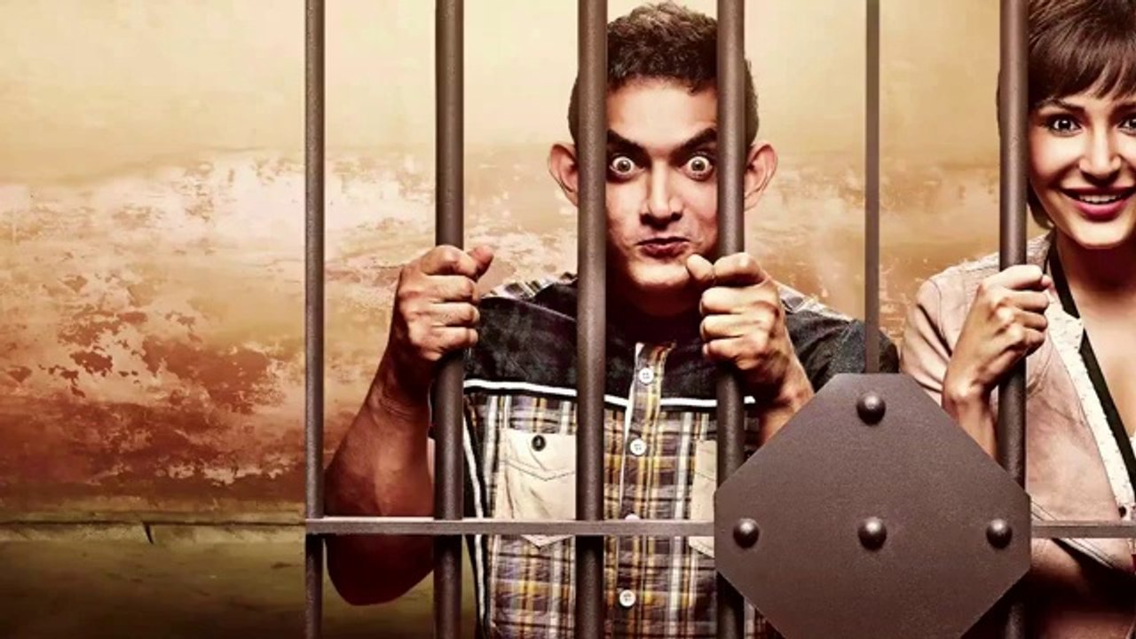 4th Motion Poster Of 'PK' Featuring Aamir Khan & Anushka Sharma. Bollywood