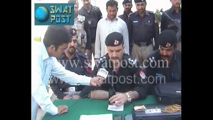 Kanju Police SHO Akhtar Ali Caught a thief with Price and other things By Mohammad Abdullah Sherin Swatpost.com