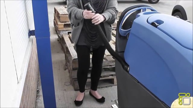 Product Demonstration of Numatic TTV-5565 Floor Scrubber & Drier
