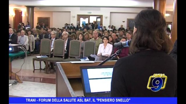 TRANI | Forum della salute Asl Bat, il pensiero snello