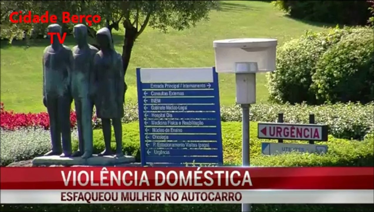 Esfaqueia a mulher no autocarro