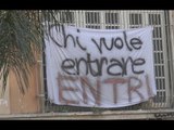 Napoli - Liceo Umberto, psicosi crolli: gli studenti protestano -1- (16.10.14)