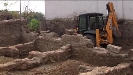 İnşaat Temel Kazısından "Tekke" Çıktı