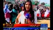 College Girls Reached PTI Sargodha Jalsa Venue